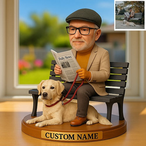 Custom Pet Photo Cartoon Style Acrylic Plaque