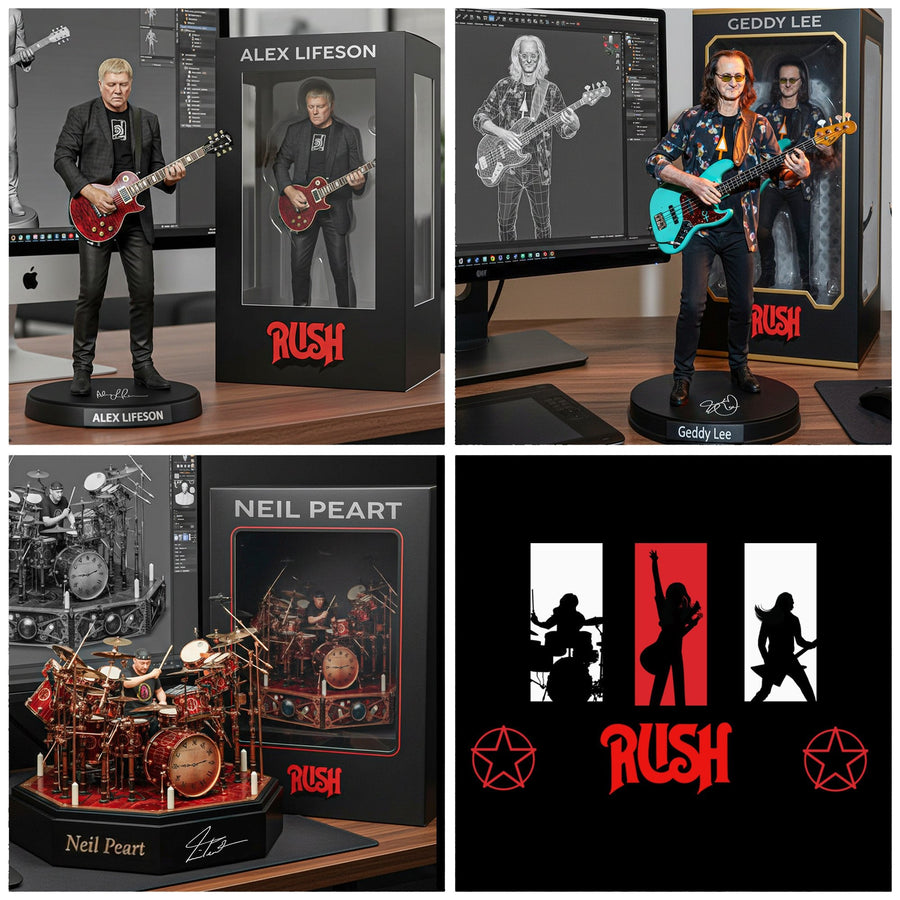 Rock Band Legend Tribute - Trending Custom Rush Shaped Acrylic Plaque