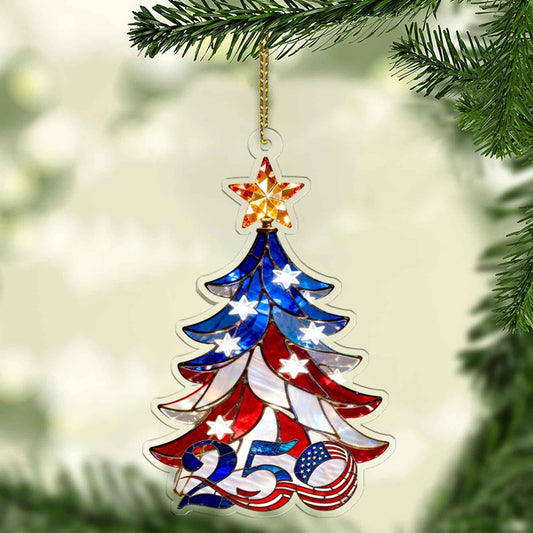 250th Anniversary – Personalized 1776–2026 Liberty Decoration Custom Shaped Acrylic Ornament