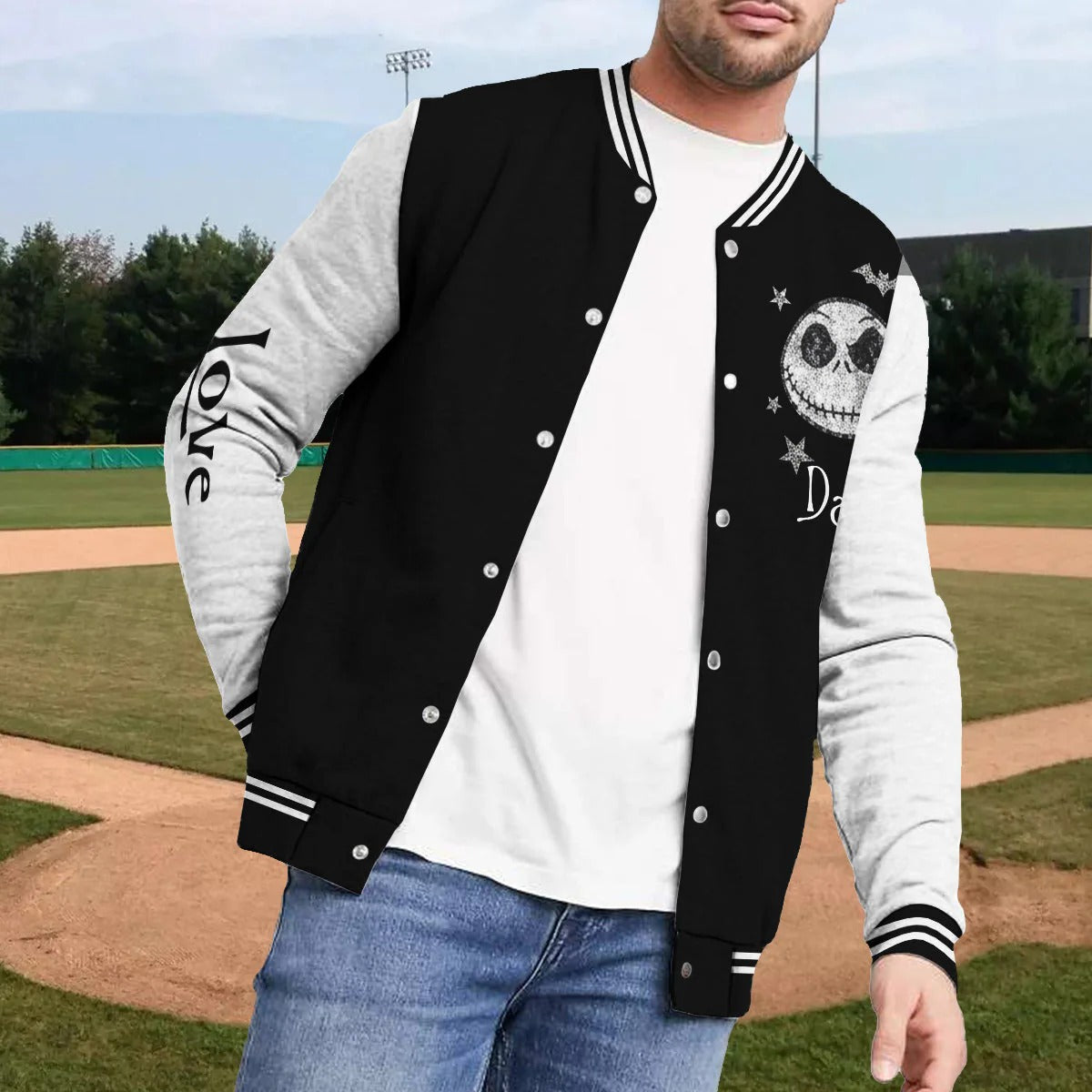 Till Death Do Us Part - Personalized Nightmare Varsity Jacket
