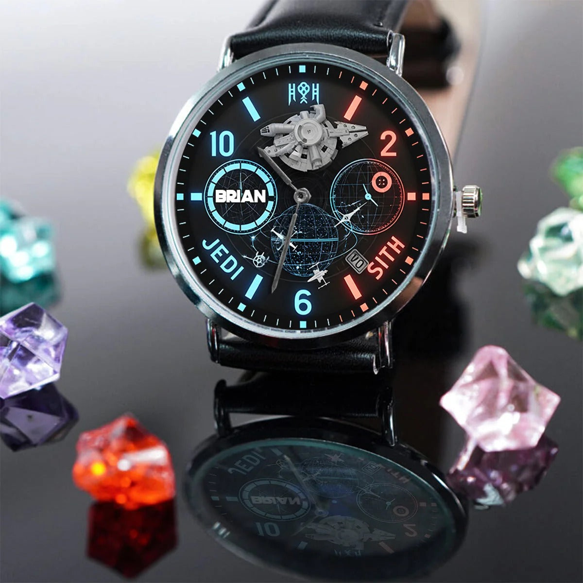 Galactic Map - Personalized The Force Hand Watch