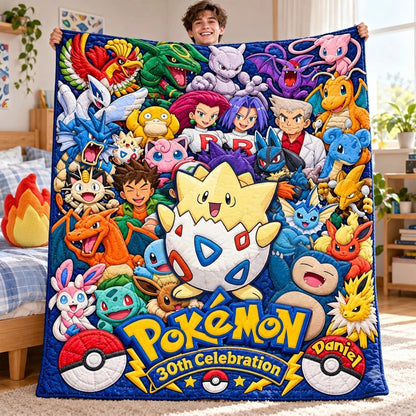 30th Milestone Collector Blanket - Personalized Gifts