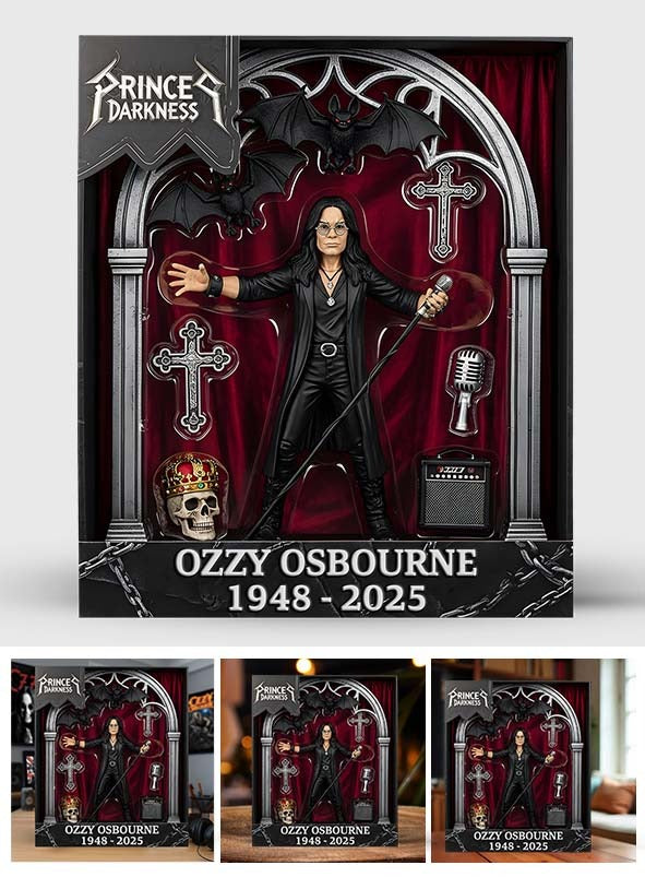 RIP Prince Of Darkness - Trending Custom Shaped Acrylic Plaque