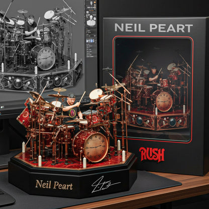 Rock Band Legend Tribute - Trending Custom Rush Shaped Acrylic Plaque