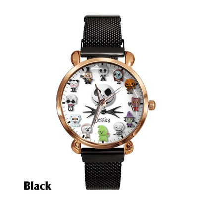 Spooky Pumpkin King - Personalized Nightmare Women Hand Watch