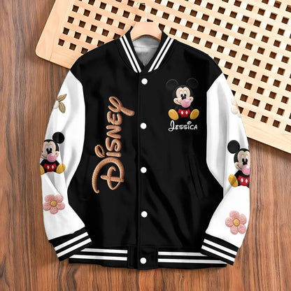 Believe In Magic - Personalized Mouse Varsity Jacket