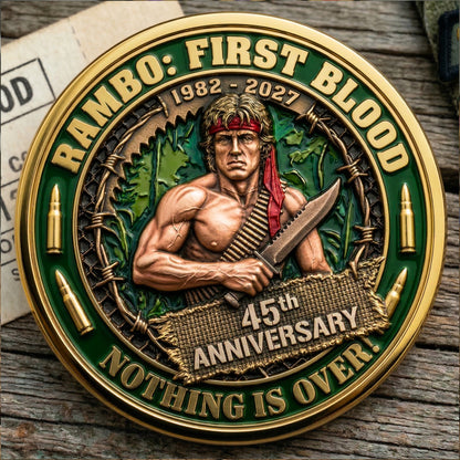 Jungle Warrior 45th Anniversary Commemorative Coin 1982–2027 – Action Hero Collector Coin