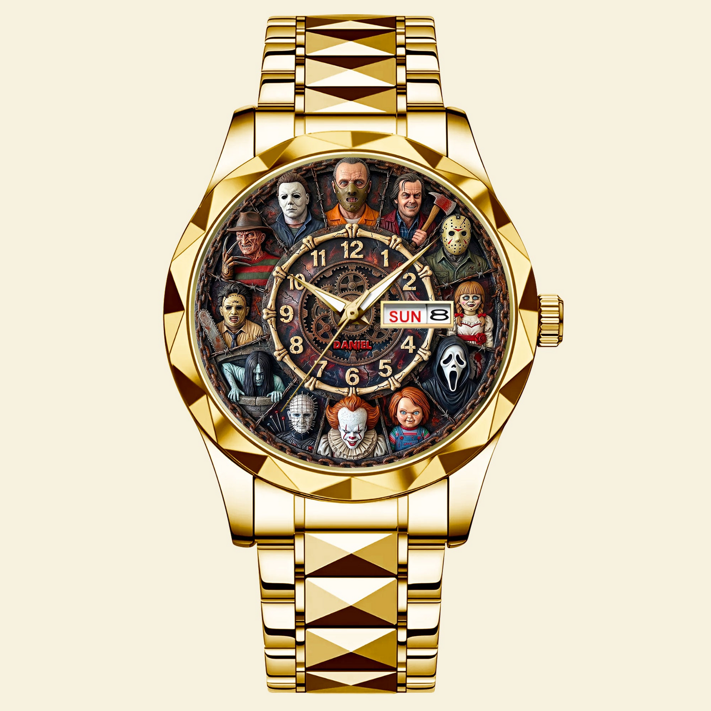 Horror Lover Men's Watch - Personalized Gifts For Horror Fans, Charley Watch