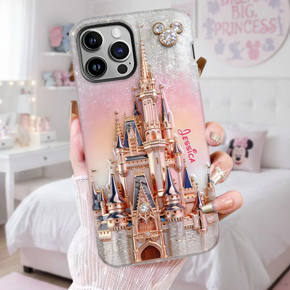 Personalized Magic Castle Phone Case - Custom Name Princess Full Print Case