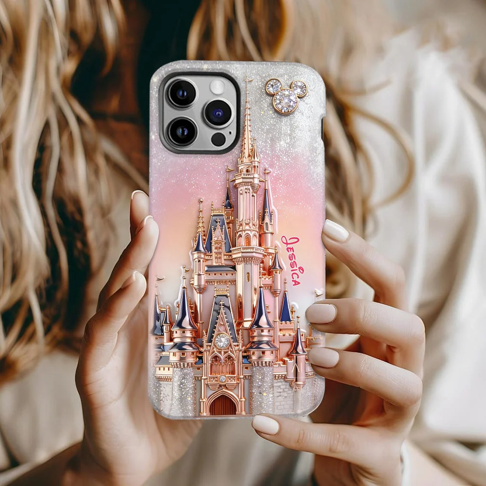 Personalized Magic Castle Phone Case - Custom Name Princess Full Print Case