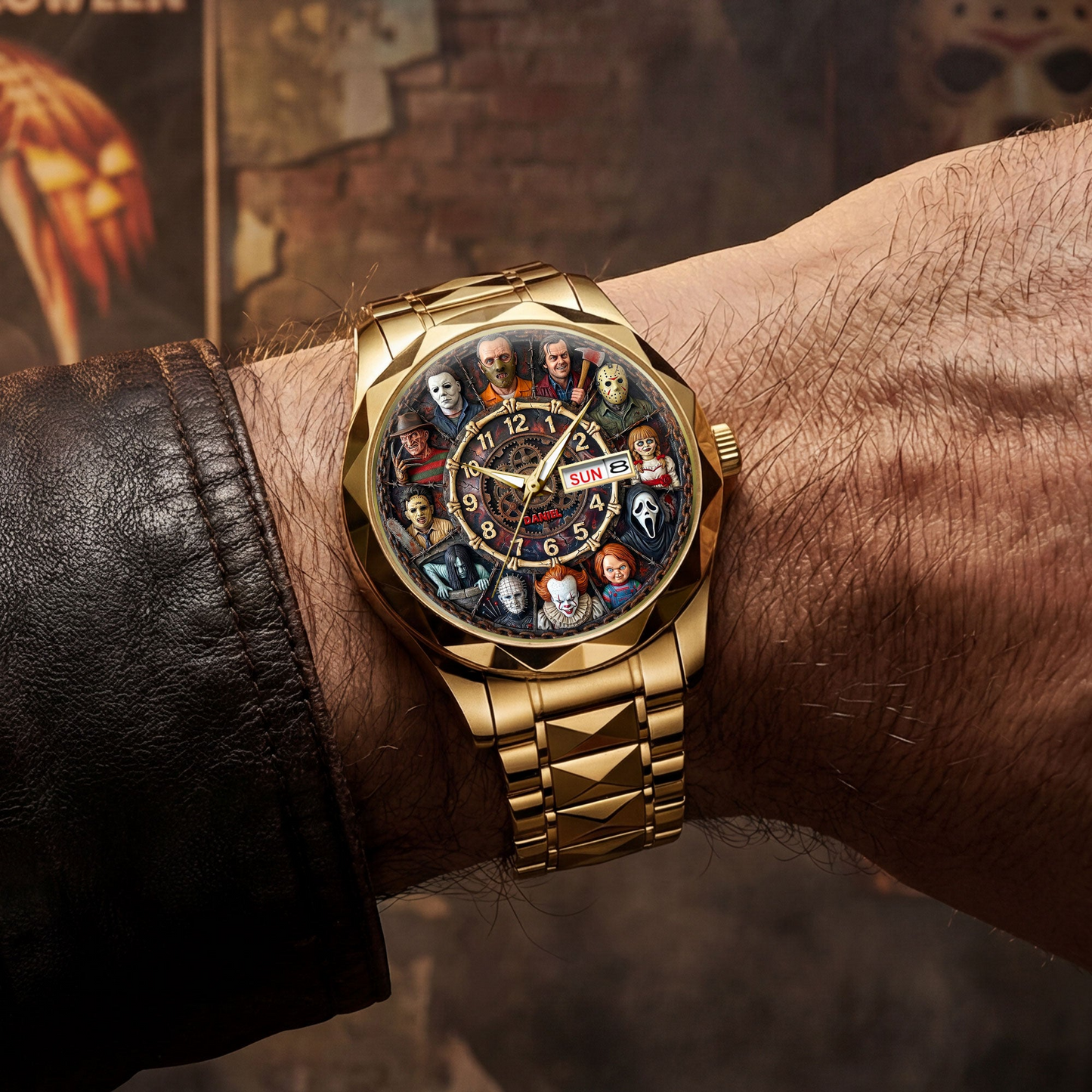 Horror Lover Men's Watch - Personalized Gifts For Horror Fans, Charley Watch