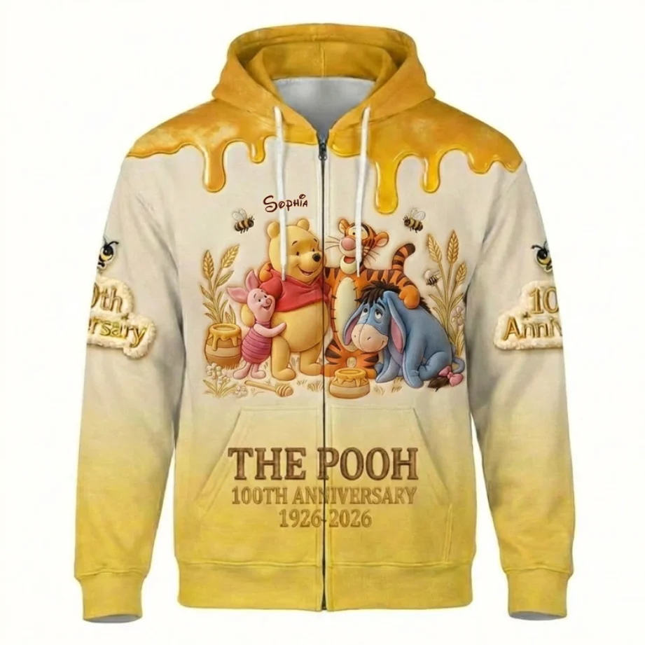 Honey Bear Celebrate Our 100th Anniversary - Personalized All Over Shirt