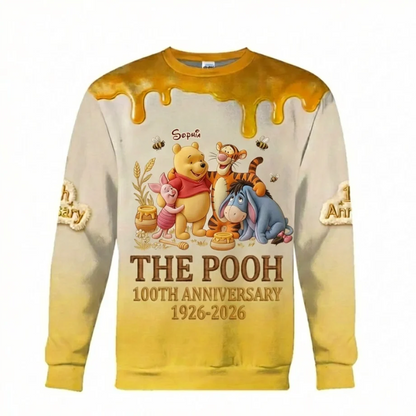 Honey Bear Celebrate Our 100th Anniversary - Personalized All Over Shirt