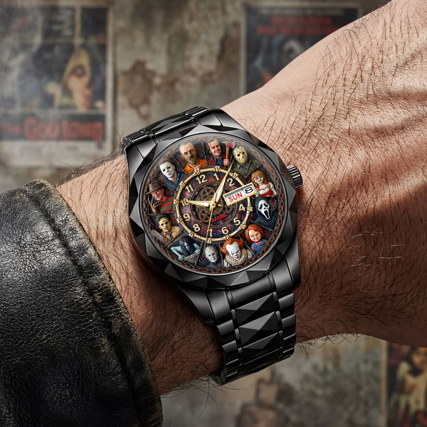 Horror Lover Men's Watch - Personalized Gifts For Horror Fans, Charley Watch