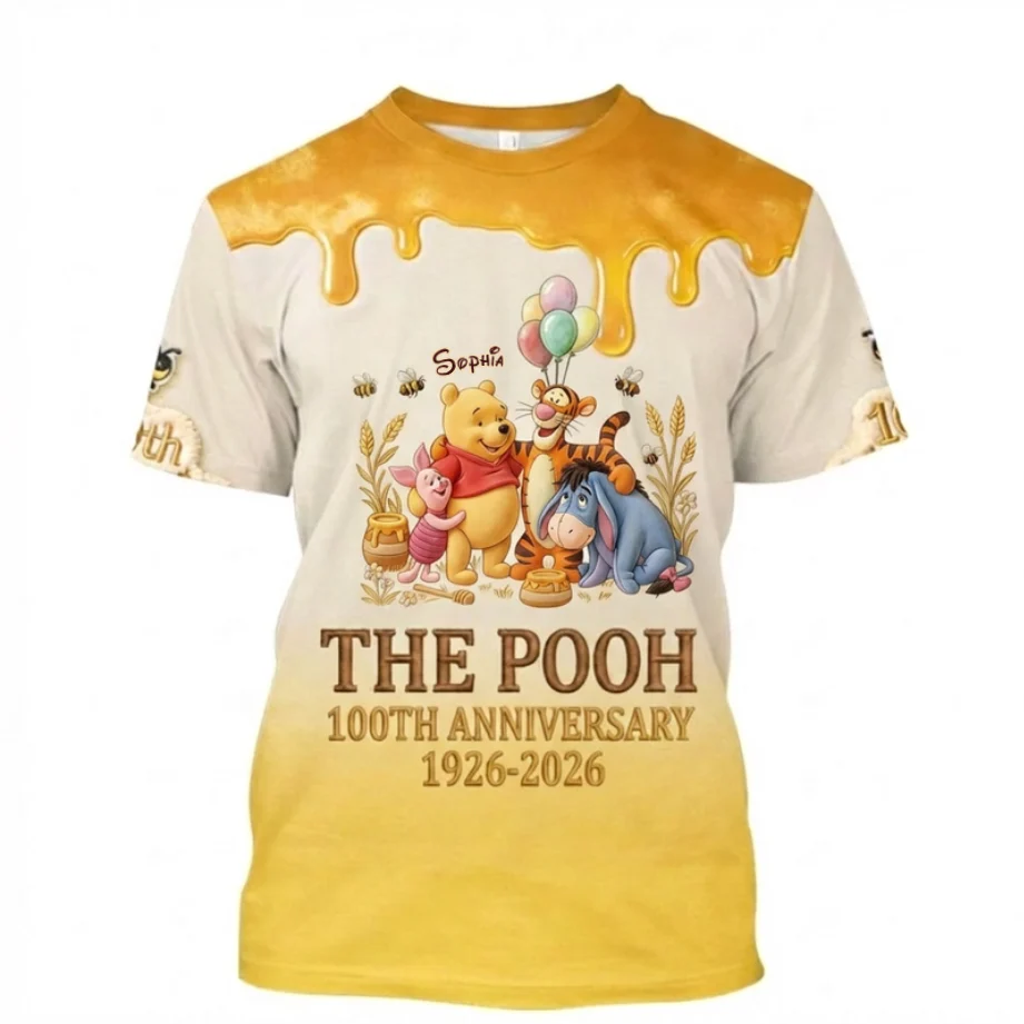 Honey Bear Celebrate Our 100th Anniversary - Personalized All Over Shirt