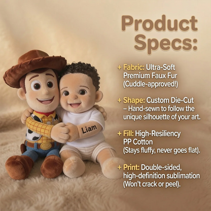 Galaxy And Western Buddy Toy - Personalized Movie For Kids Shaped Pillow
