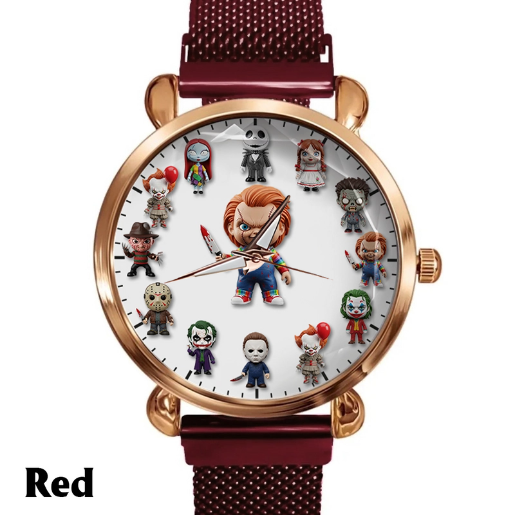 Just A Girl Who Loves Horror Movies - Personalized Women Hand Watch