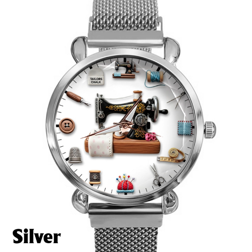 Sewing Time - Personalized Sewing Women Hand Watch