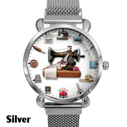 Sewing Time - Personalized Sewing Women Hand Watch