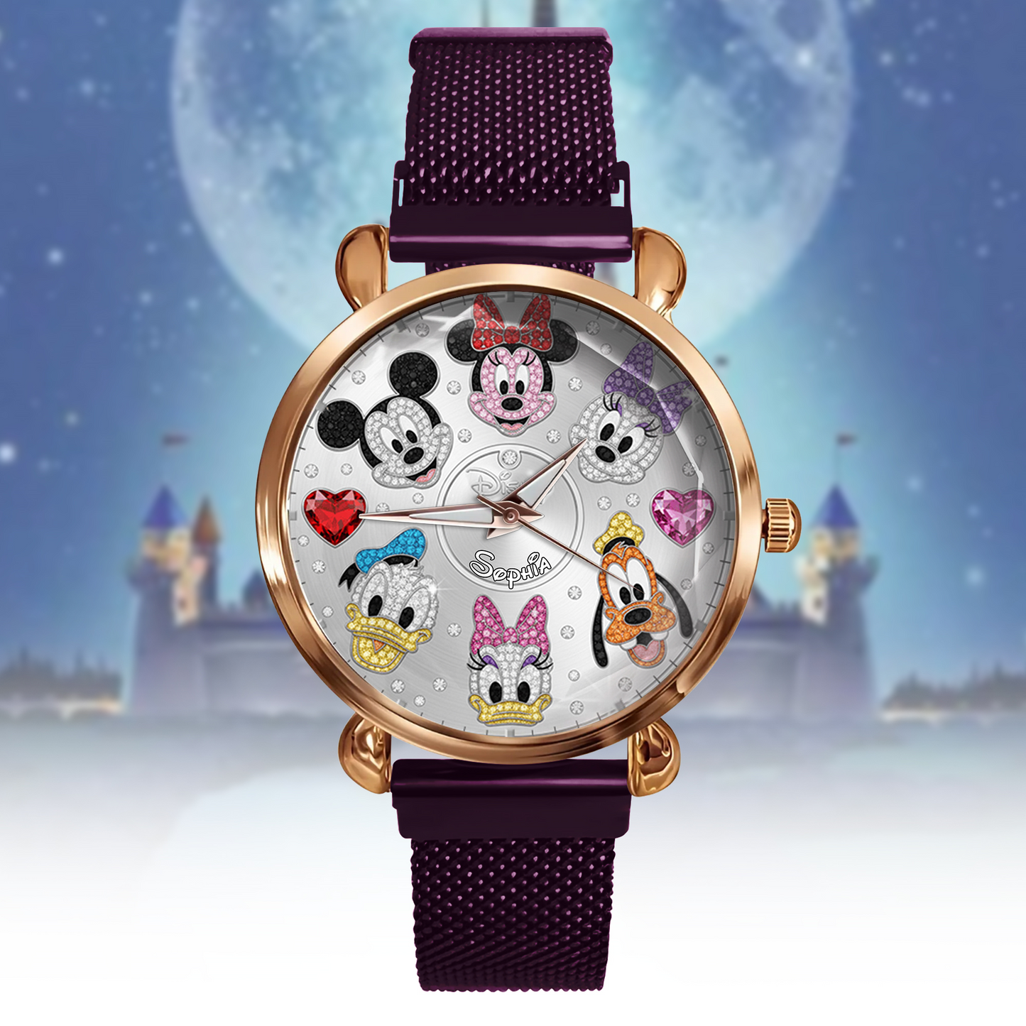 Magical World 2 - Personalized Mouse Women Hand Watch
