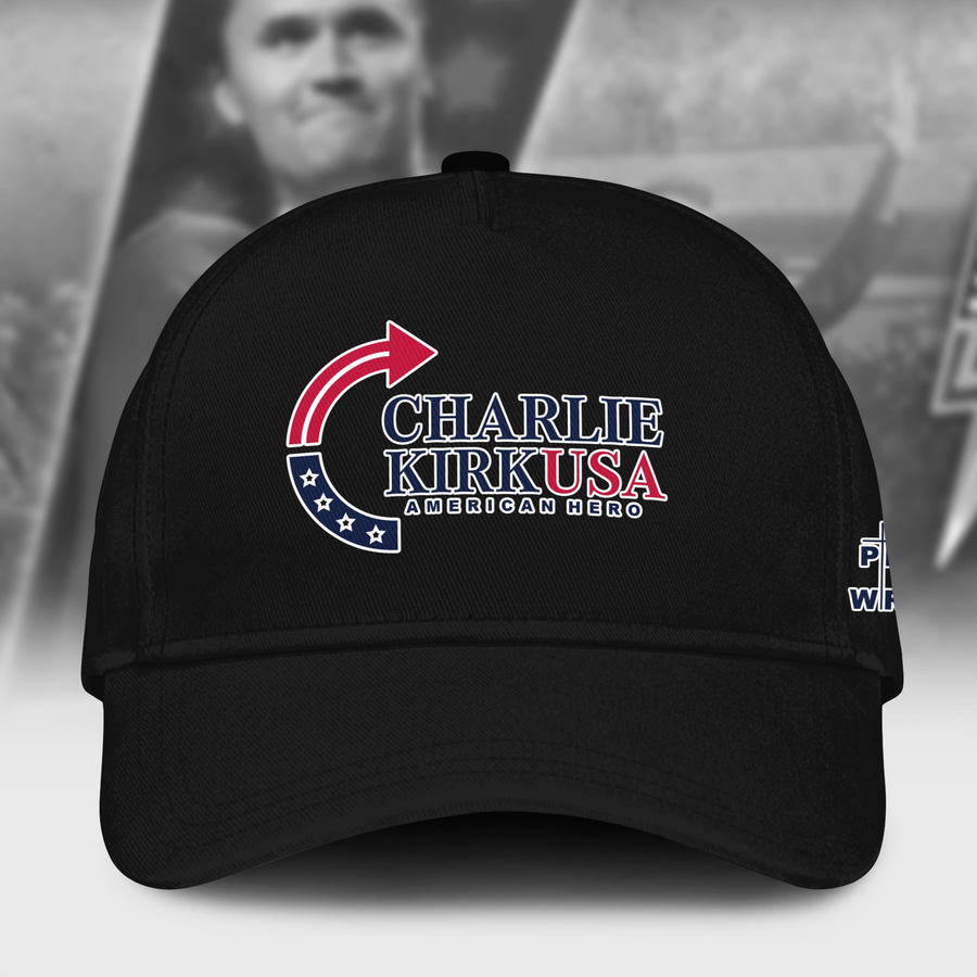 Charlie Kirk Print Baseball Cap