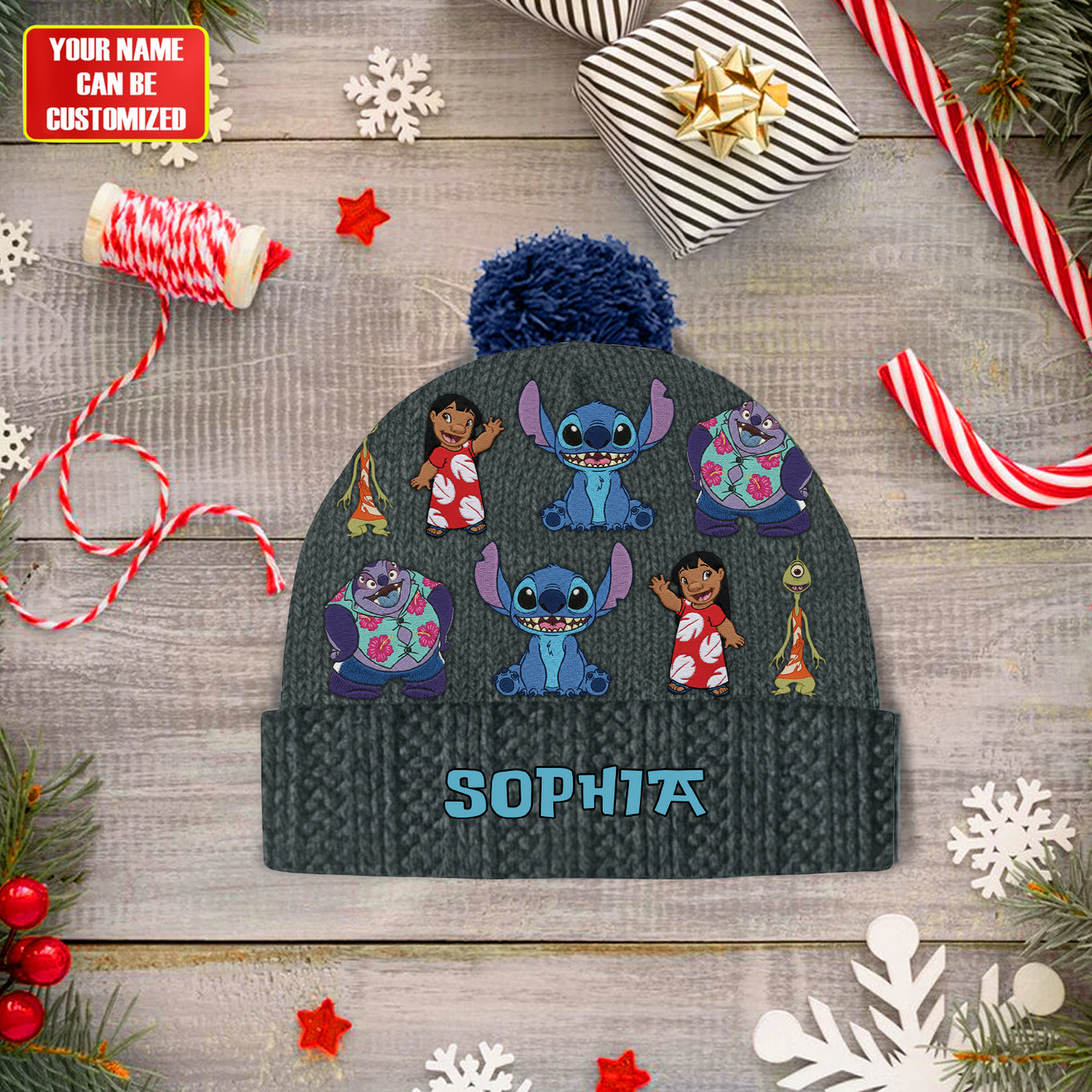 Ohana Friends - Personalized Kid Beanie Hat