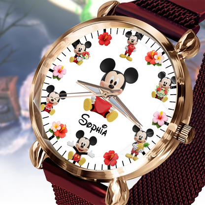 Magical Moments 2 - Personalized Mouse Women Hand Watch