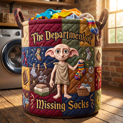 The Lost Socks Laundry Basket - Personalized Gift For Fantasy Lovers