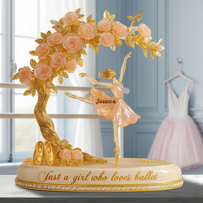 Dreamy Ballet Girl Acrylic Plaque - Personalized Gifts For Ballerina