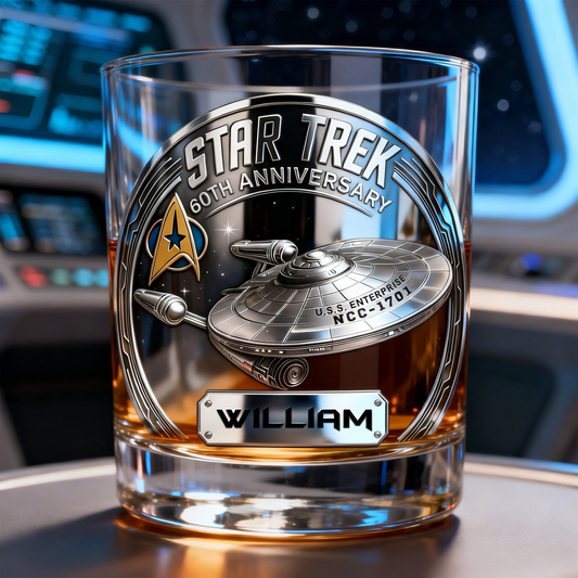Sci-Fi Universe Round Glass - Personalized Gift For Fantasy Lovers