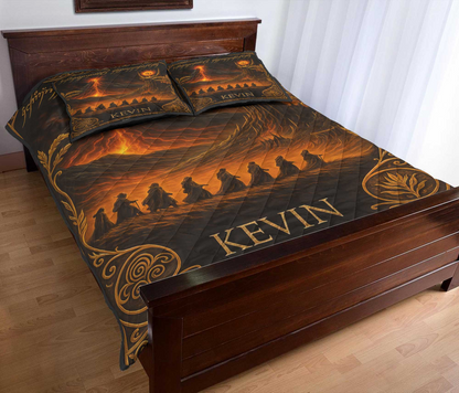 The One to Rule Them All - Personalized The Dark Lord Quilt Set