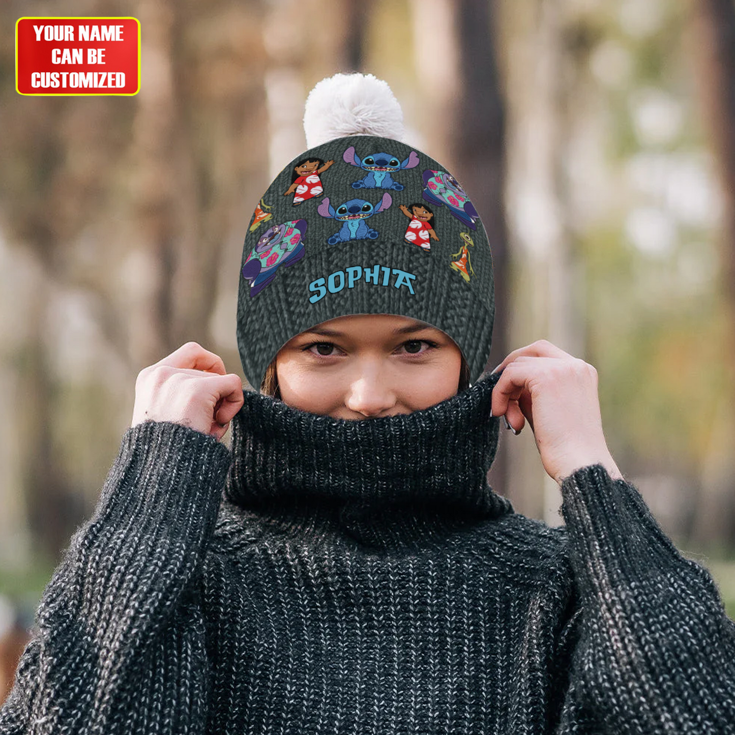 Ohana Friends - Personalized Kid Beanie Hat