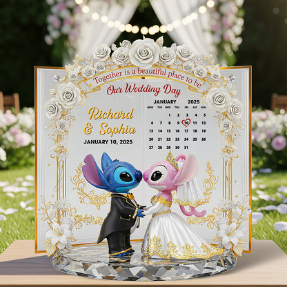 Wedding Couple Plaque - Personalized Gifts For Couple