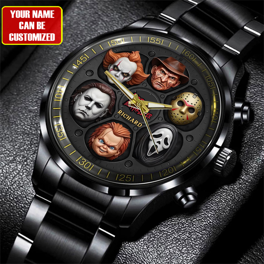 Horror Movie Villains Watch, Personalized Gifts For Horror Movie Fans