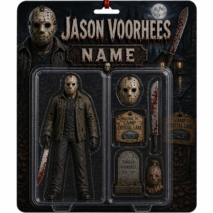 Custom Horror Action Acrylic Plaque - Personalized Scream Style Gift, Custom Face Horror Toy, Halloween Gift for Horror Fans