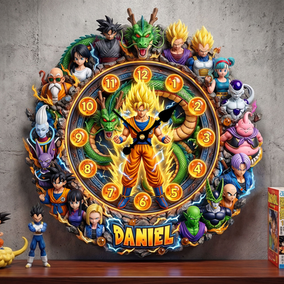 Legendary Seven Balls Acrylic Wall Clock Personalized Gifts