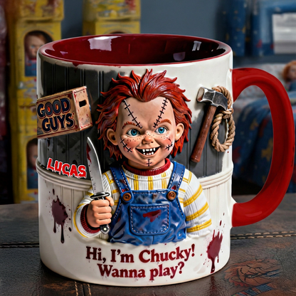 Horror Villain Accent Mug - Personalized Gifts