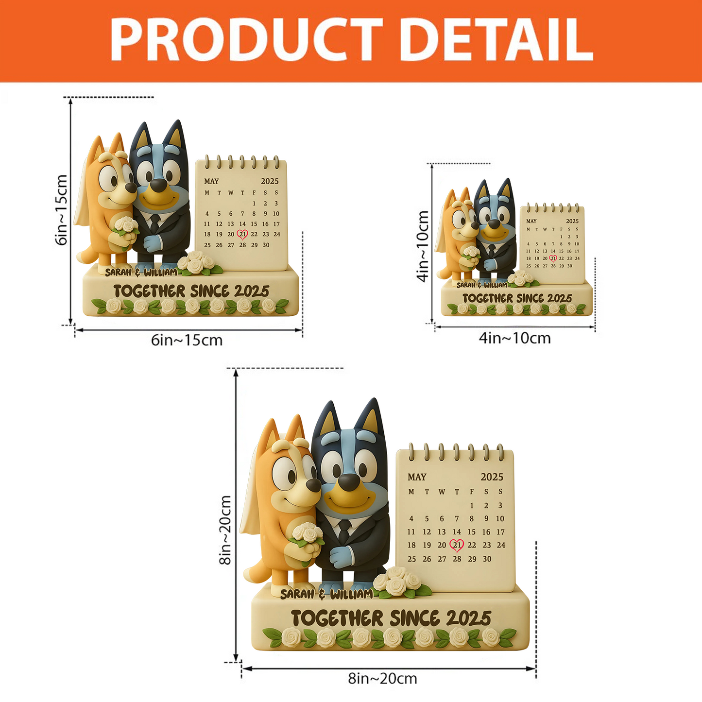 Together Since Dog Couple - Personalized Dog Custom Shaped Acrylic Plaque