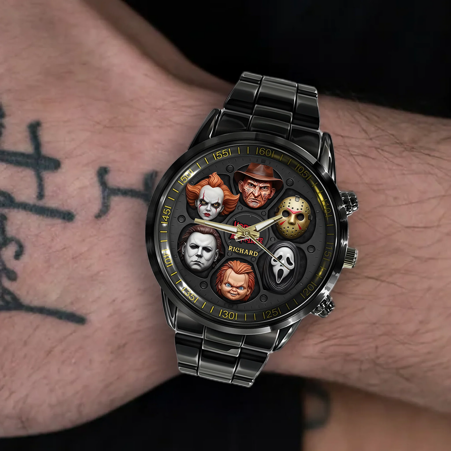 Horror Movie Villains Watch, Personalized Gifts For Horror Movie Fans