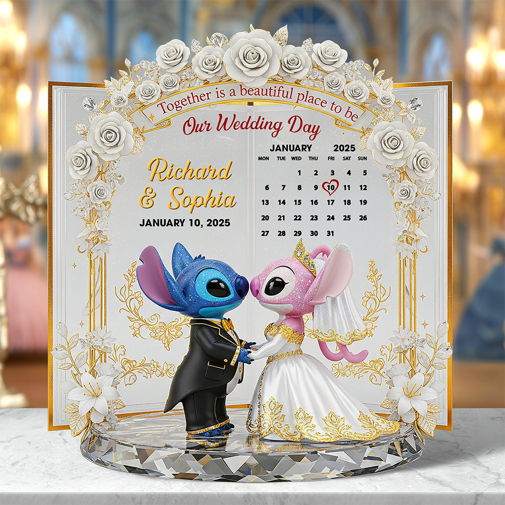 Wedding Couple Plaque - Personalized Gifts For Couple