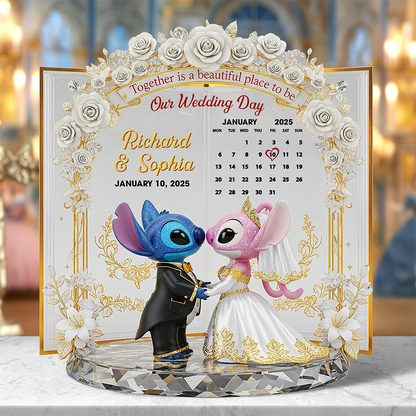 Wedding Couple Plaque - Personalized Gifts For Couple