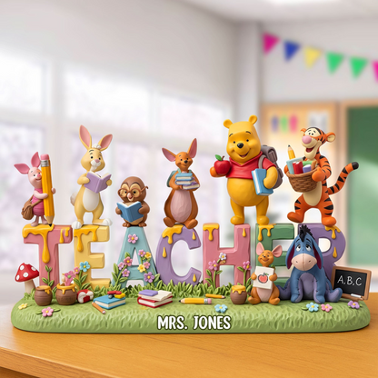 Cute Teacher Plaque - Personalized Gifts For Teacher