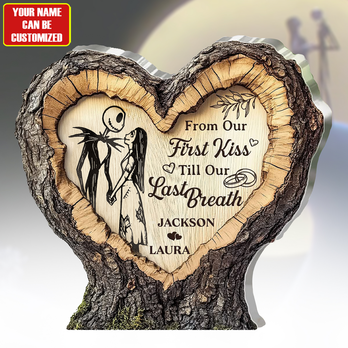 Together Until We Are Stars - Personalized Custom Shaped Squared Acrylic Plaque