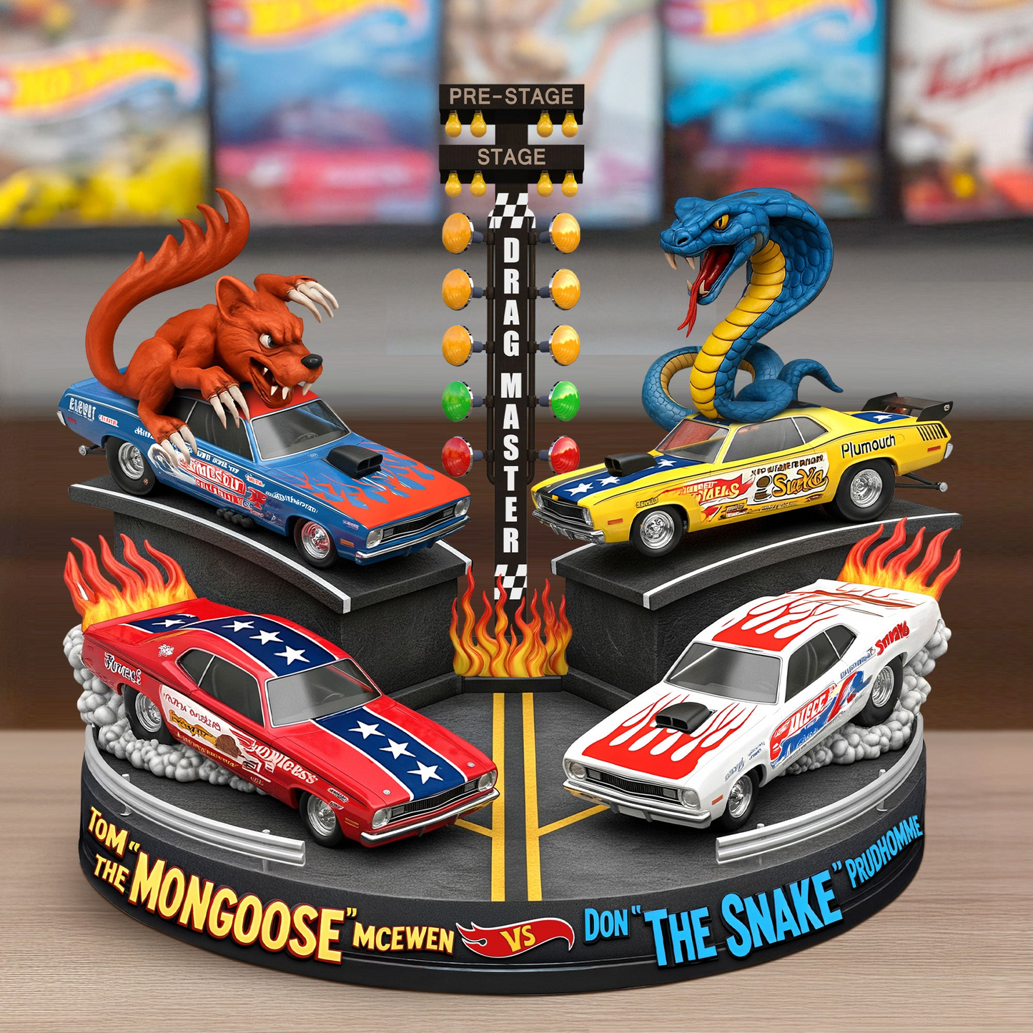 Drag Racing Plaque, Personalized Gifts For Racing Fans