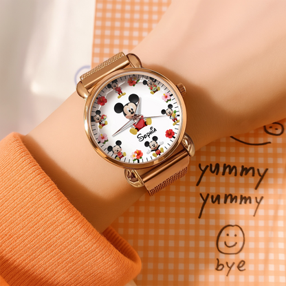 Magical Moments 2 - Personalized Mouse Women Hand Watch