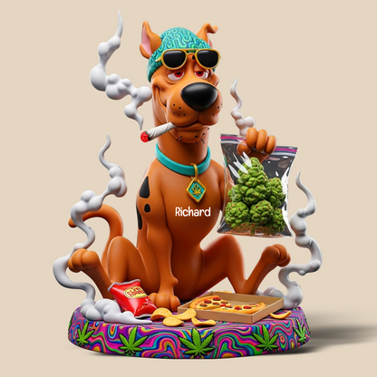 Stoner Pup Snack Acrylic Plaque - Personalized Gifts For Stoner