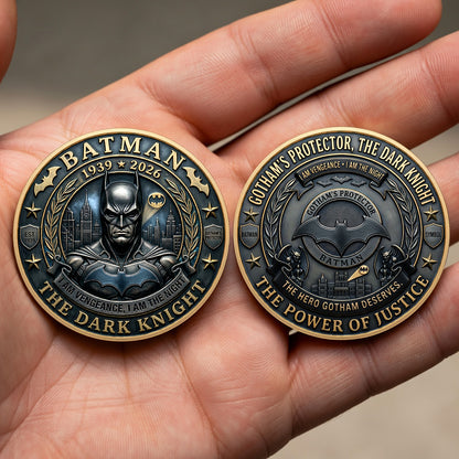 Gotham Hero Commemorative Coin – Dark Knight Collector Challenge Coin